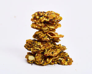 Granola kaufen oder selbst zuckerfrei machen? Probieren Sie unsere leckeren Bio Linsen Granola Müsli-Kekse - das ultimative Keto und proteinreiches Granola-Erlebnis.