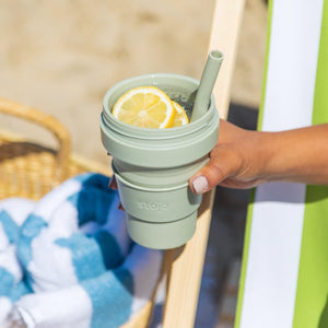 Zusammenklappbarer Reisebecher – Erweiterte Verpackung 473 ml