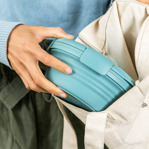 Zusammenklappbare Schüssel – zusammengeklappte Verpackung 1065 ml