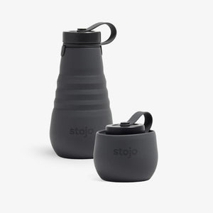 Zusammenklappbare Reisewasserflasche – Zusammengeklappte Verpackung 592 ml