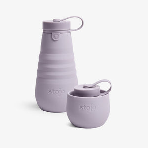 Zusammenklappbare Reisewasserflasche – Zusammengeklappte Verpackung 592 ml